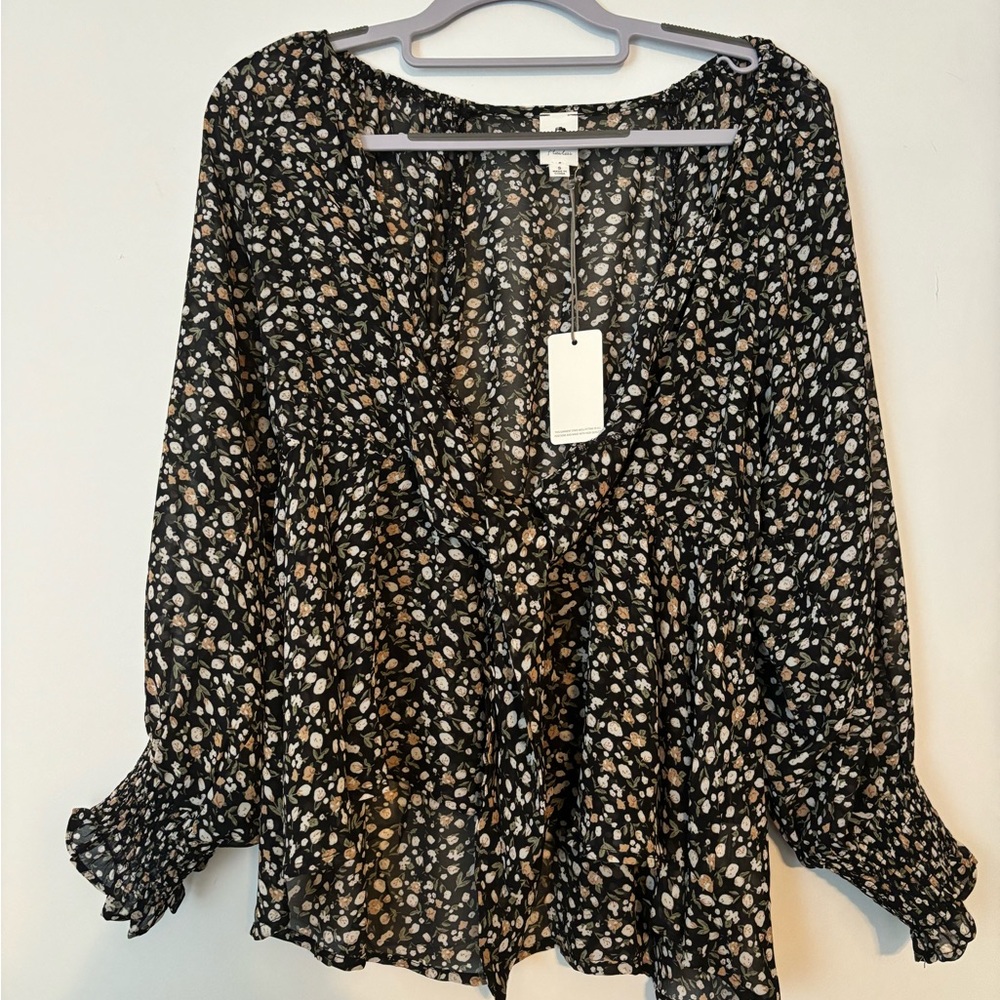 New floral blouse